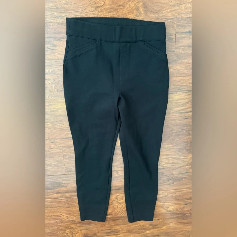 Spanx The Perfect Black Pant Back Seam Ankle Skinny Pants Dressy Ankle Shaping M